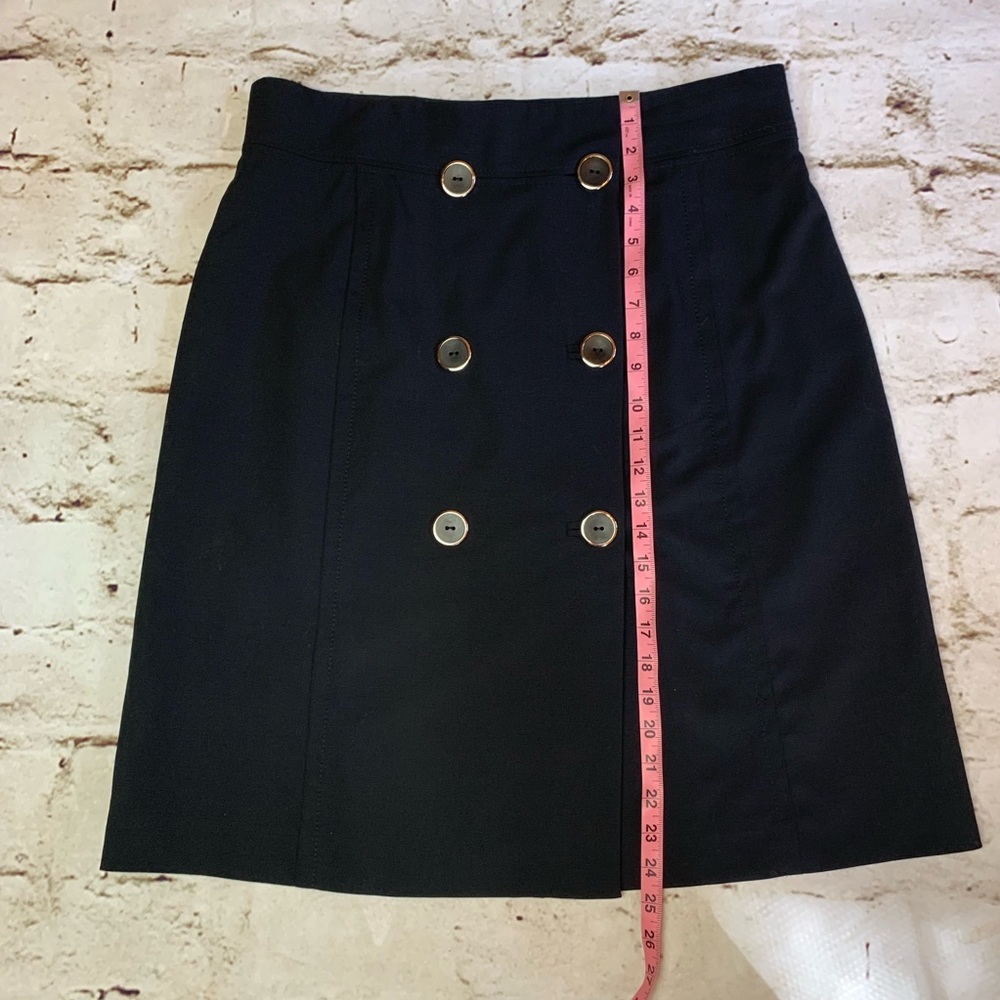Pendleton Black Button Front Skirt - image 3